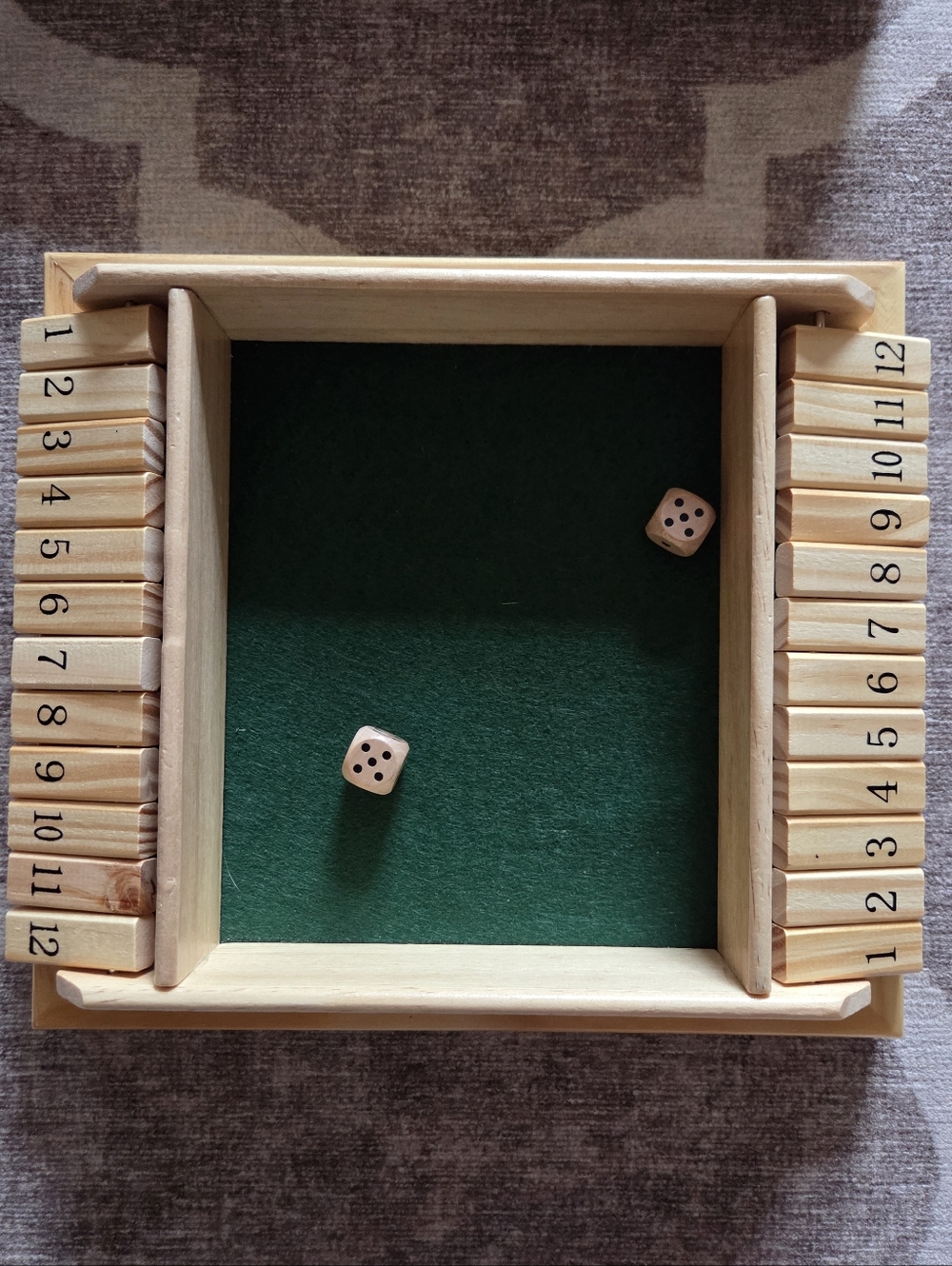 2-Player Shut The Box Game - Picture 3 of 4